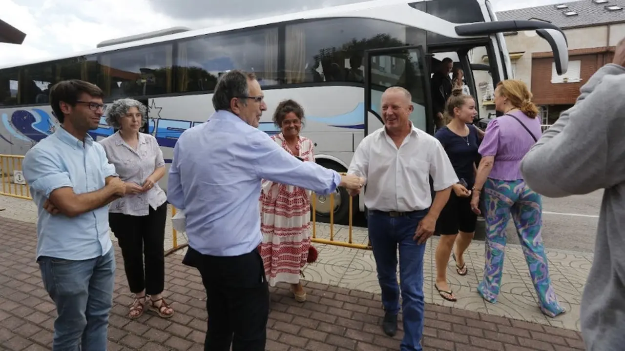 Llegan 48 participantes ucranianos a Torrelavega