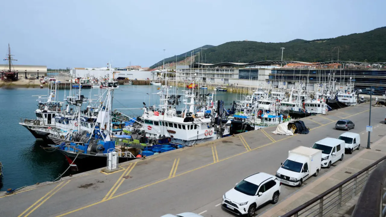 Barcos pesqueros atracados FOTO- JUAN MANUEL SERRANO ARCE