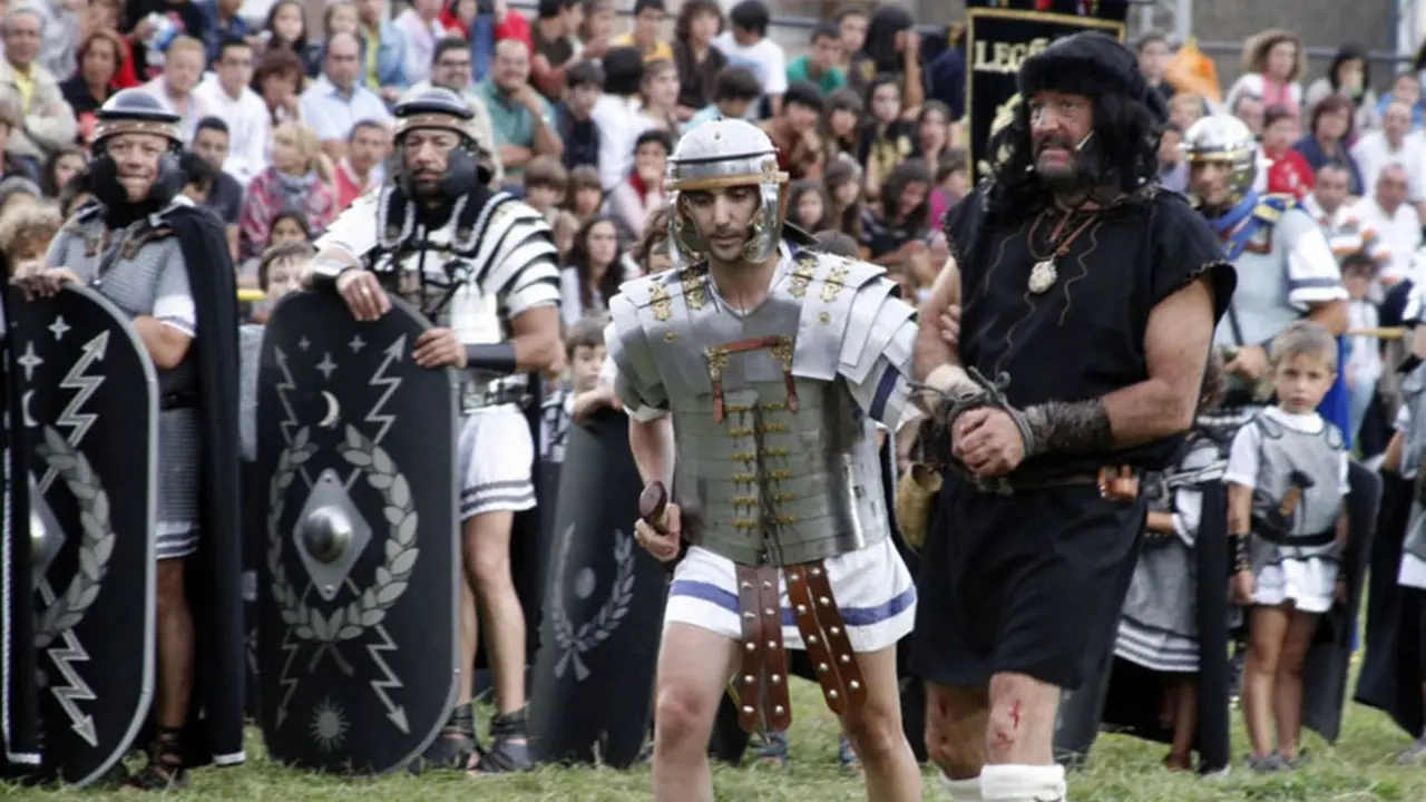 Imagen de archivo de uno de los actos de las Guerras Cántabras