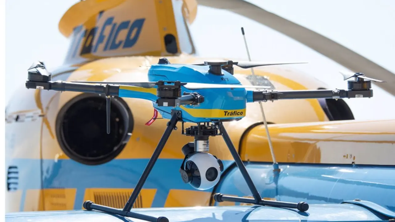 Uno de los drones de la DGT