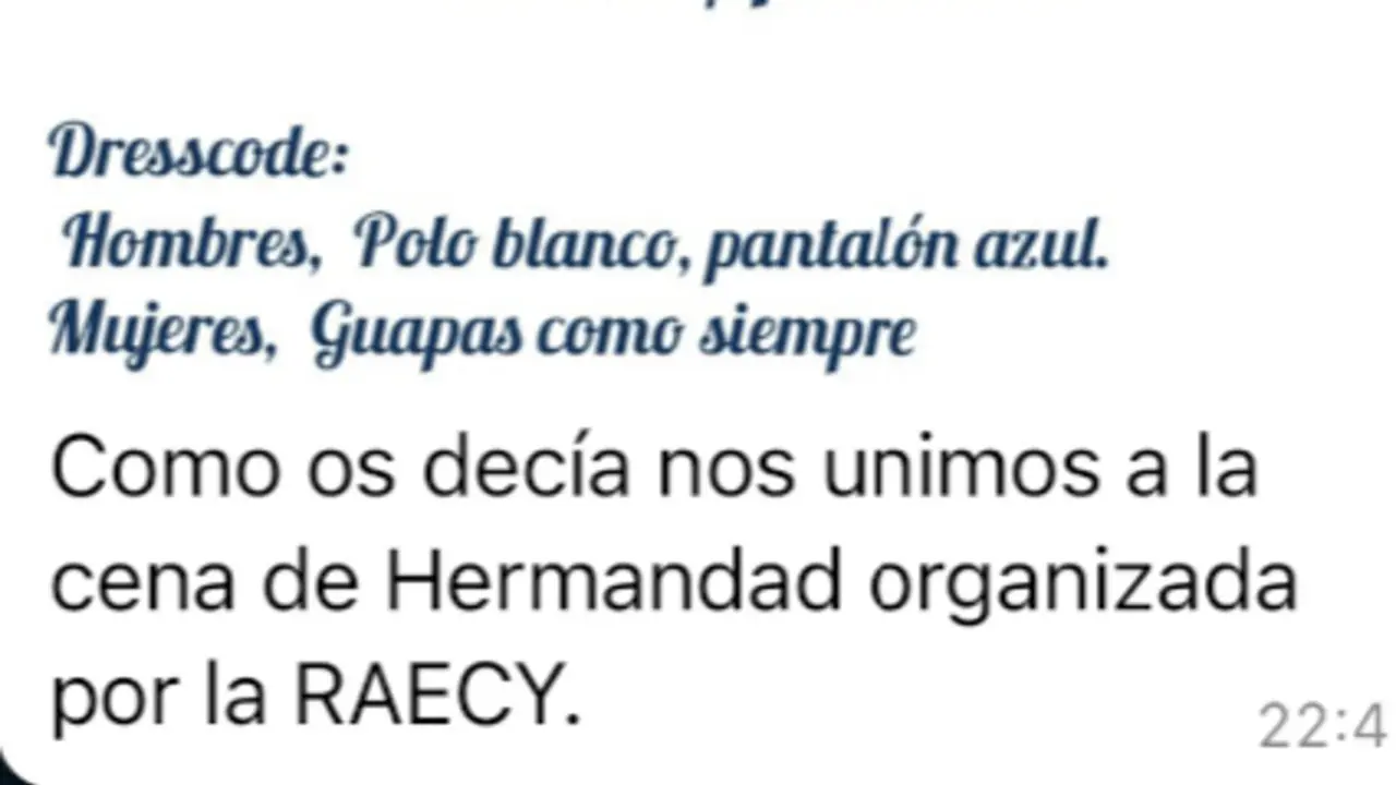 Dresscode del evento