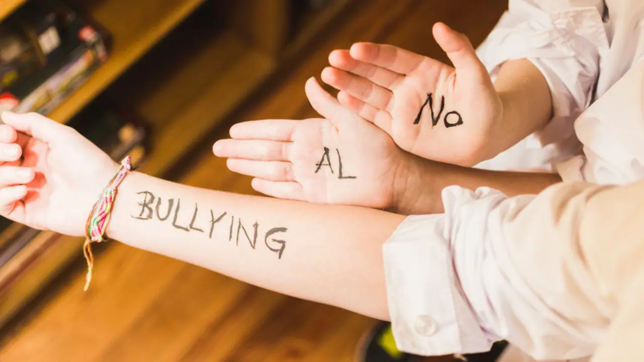 Mensaje contra el acoso escolar