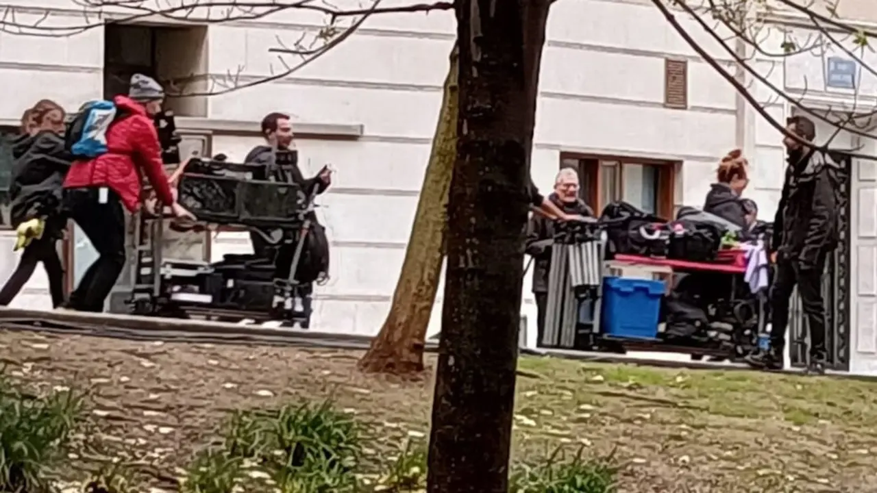 Imagen del rodaje en Santander