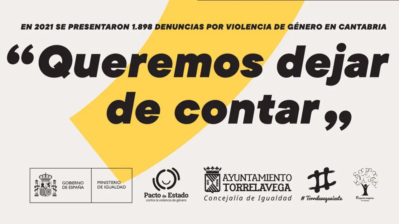 Lema del 25N en Torrelavega