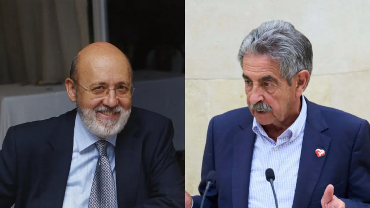 El presidente del CIS, José Félix Tezanos, y el presidente de Cantabria, Miguel Ángel Revilla