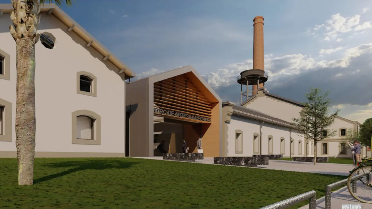 Infografía Centro Cultural La Lechera