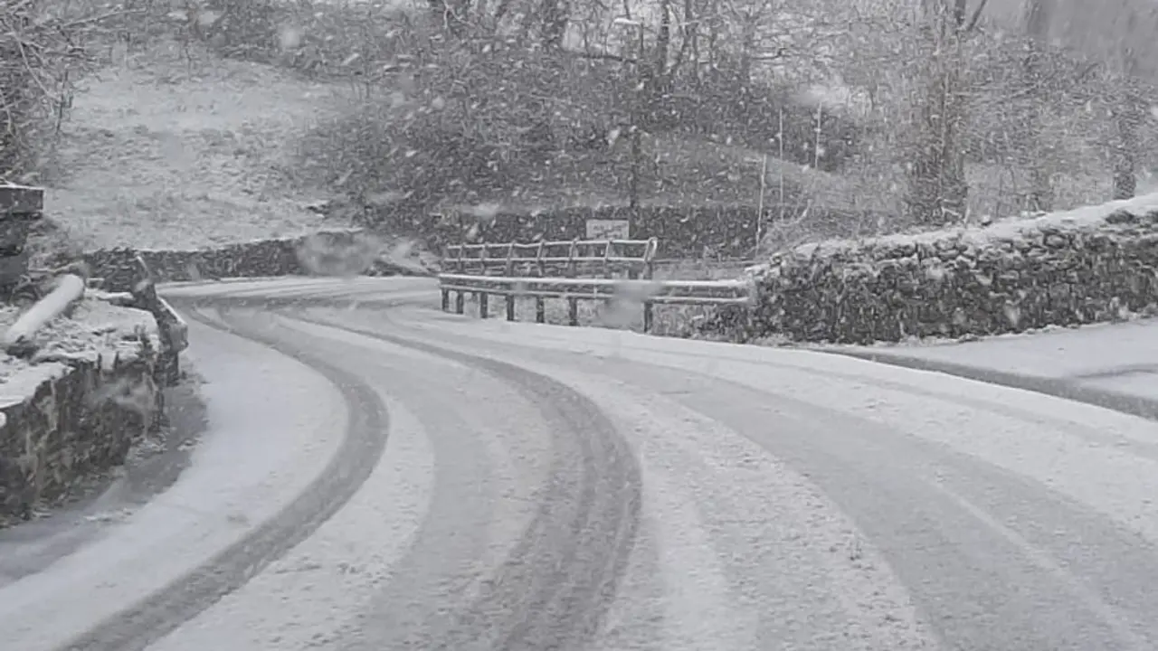 Las primeras nieves han llegado a Cantabria