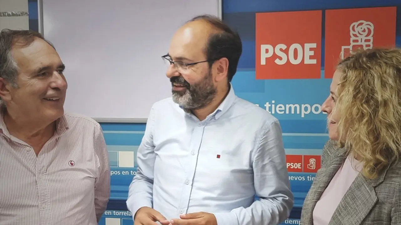 José Manuel Cruz Viadero, José Luis Urraca y Patricia Portilla