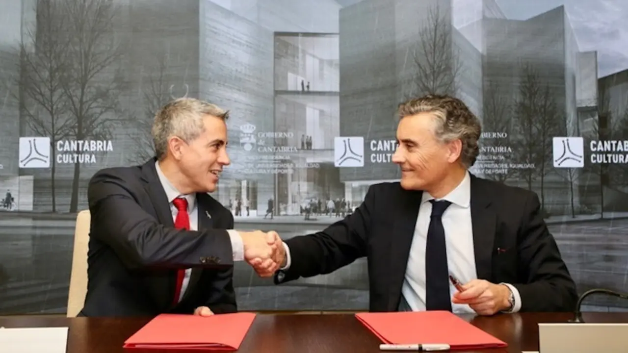 Imagen de la firma del contrato