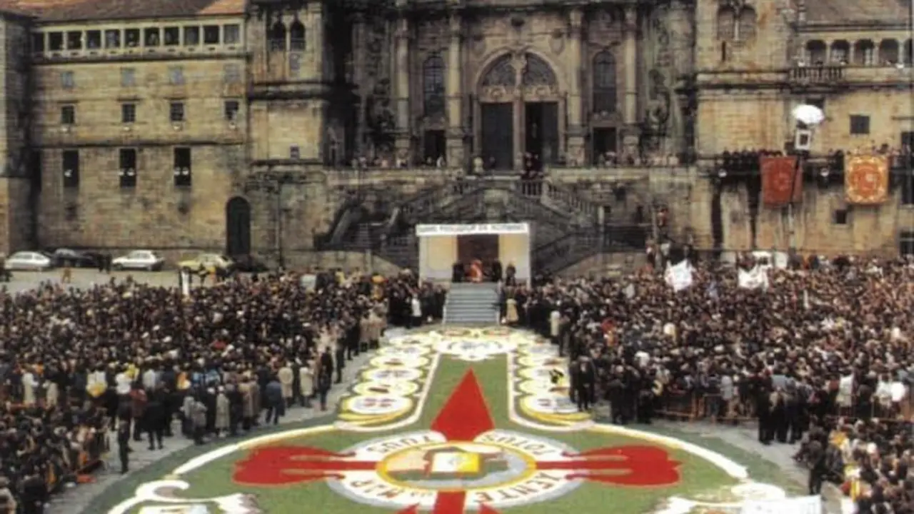 Alfombra floral | Foto- Archivo