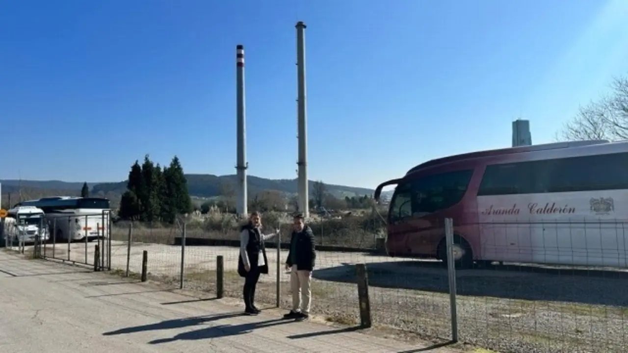 Chimeneas de Cristaler&iacute;a Espa&ntilde;ola de Vio&ntilde;o