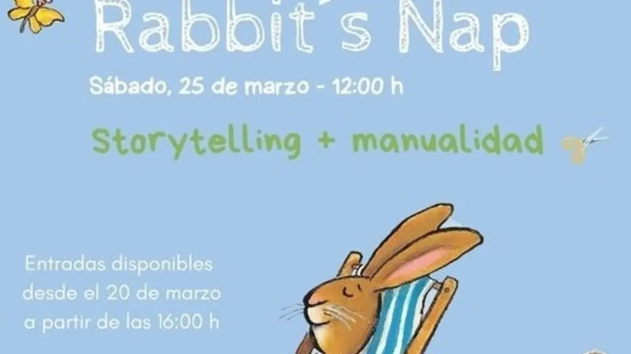 La narraci&oacute;n del cuento infantil 'Rabbits Nap' que tendr&aacute; lugar en la Biblioteca de Suances