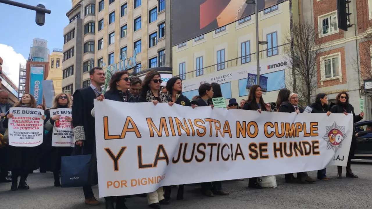 Manifestación de letrados
