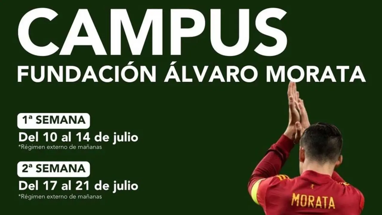 Cartel del campus de la Fundación Álvaro Morata