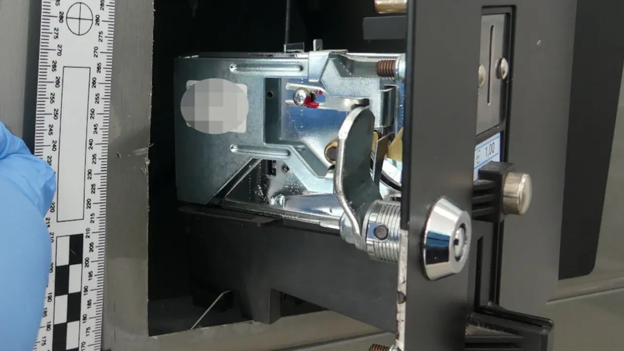 Cajetín forzado de una lavandería