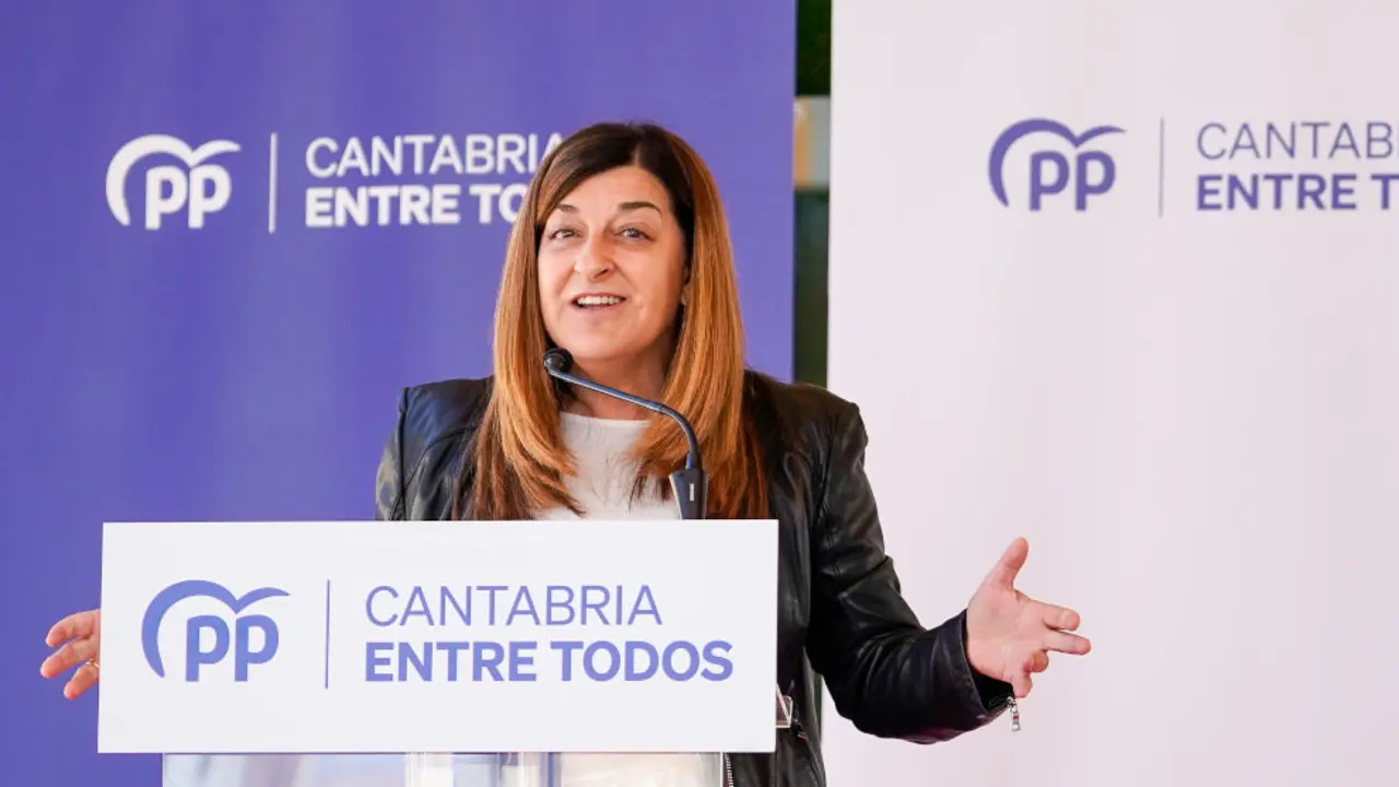 La presidenta del PP en Cantabria, María José Sáenz de Buruaga