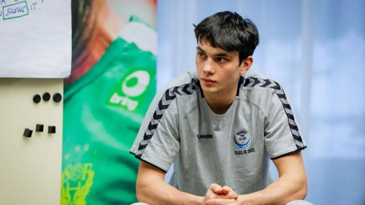 Marko Jurkovic, con el equipo nacional de Eslovaquia