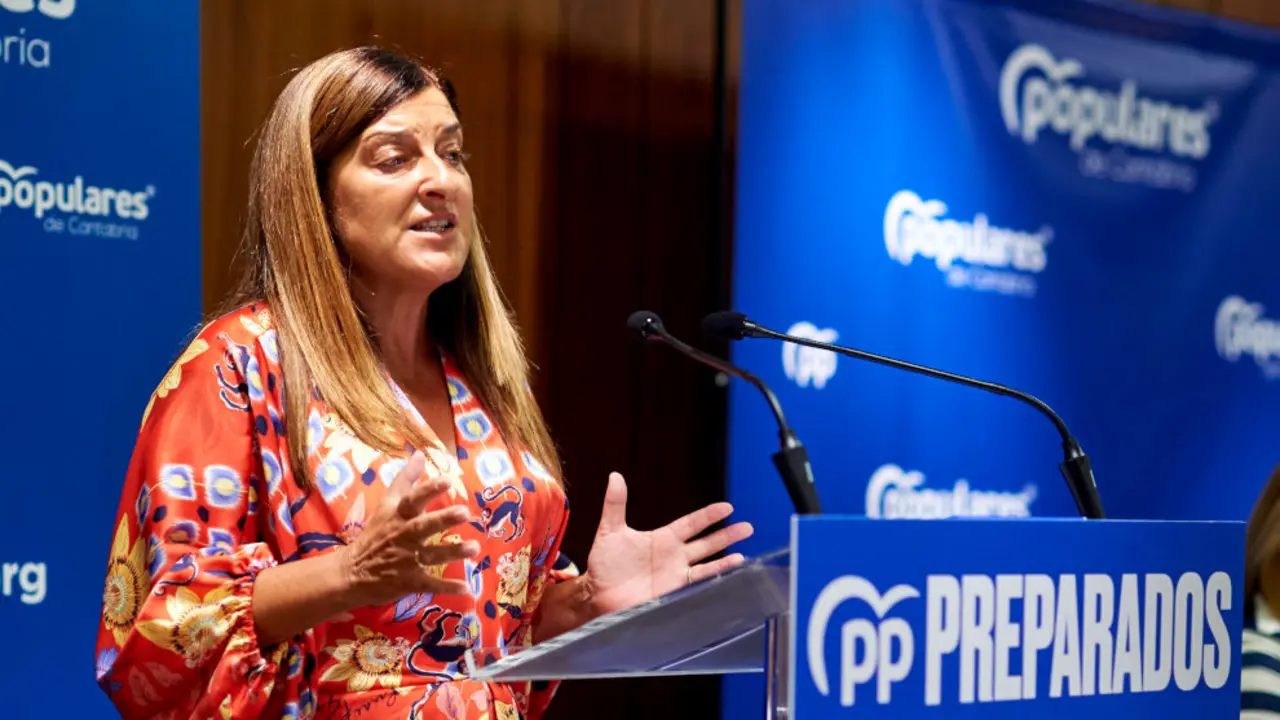 La presidenta del Partido Popular de Cantabria, Mar&iacute;a Jos&eacute; S&aacute;enz de Buruaga