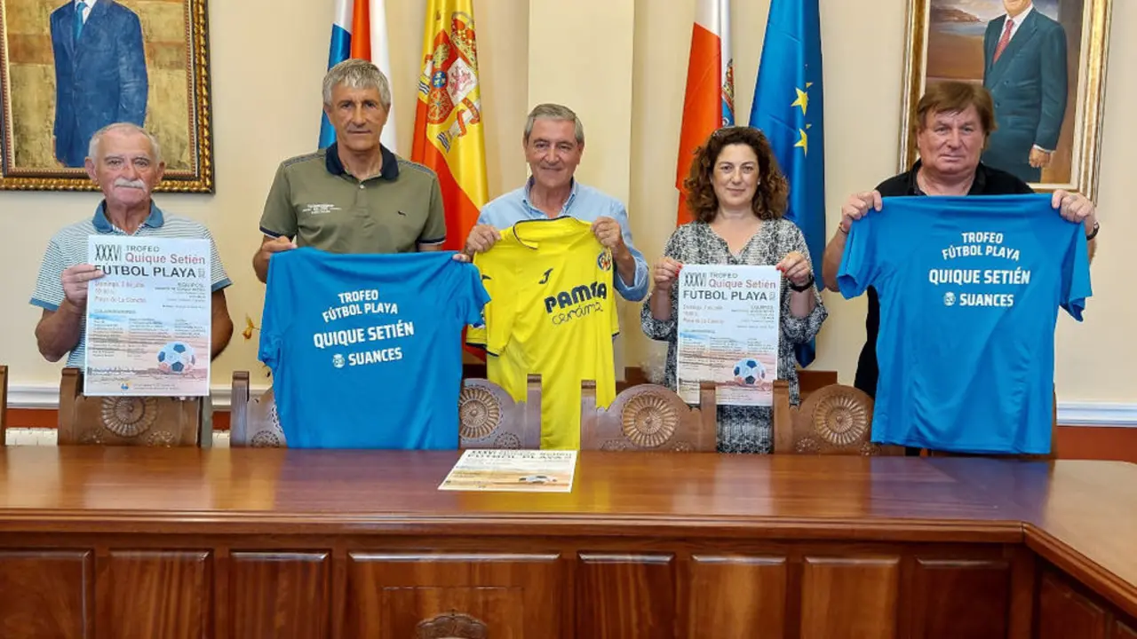 Presentaci&oacute;n del Torneo de F&uacute;tbol Quique Seti&eacute;n