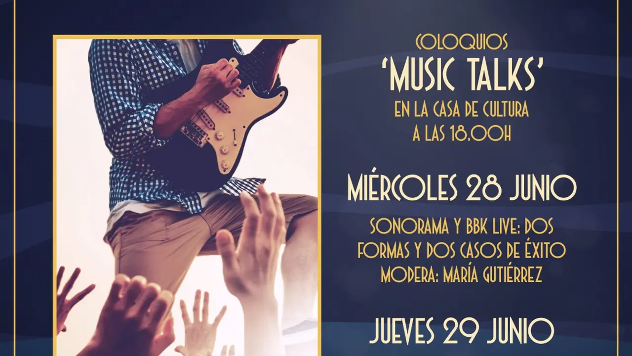 Cartel de 'M&aacute;s M&uacute;sica en Torrelavega'