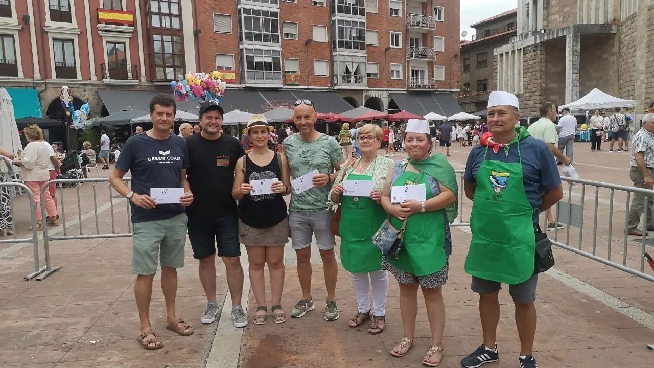 Ganadores del Concurso de Tortillas de La Patrona, en Torrelavega