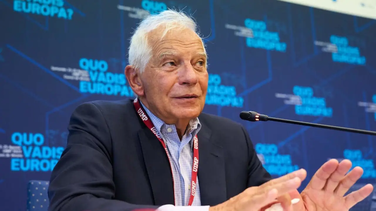 El Alto Representante de la UE para Asuntos Exteriores y Pol&iacute;tica de Seguridad, Josep Borrell, en la UIMP