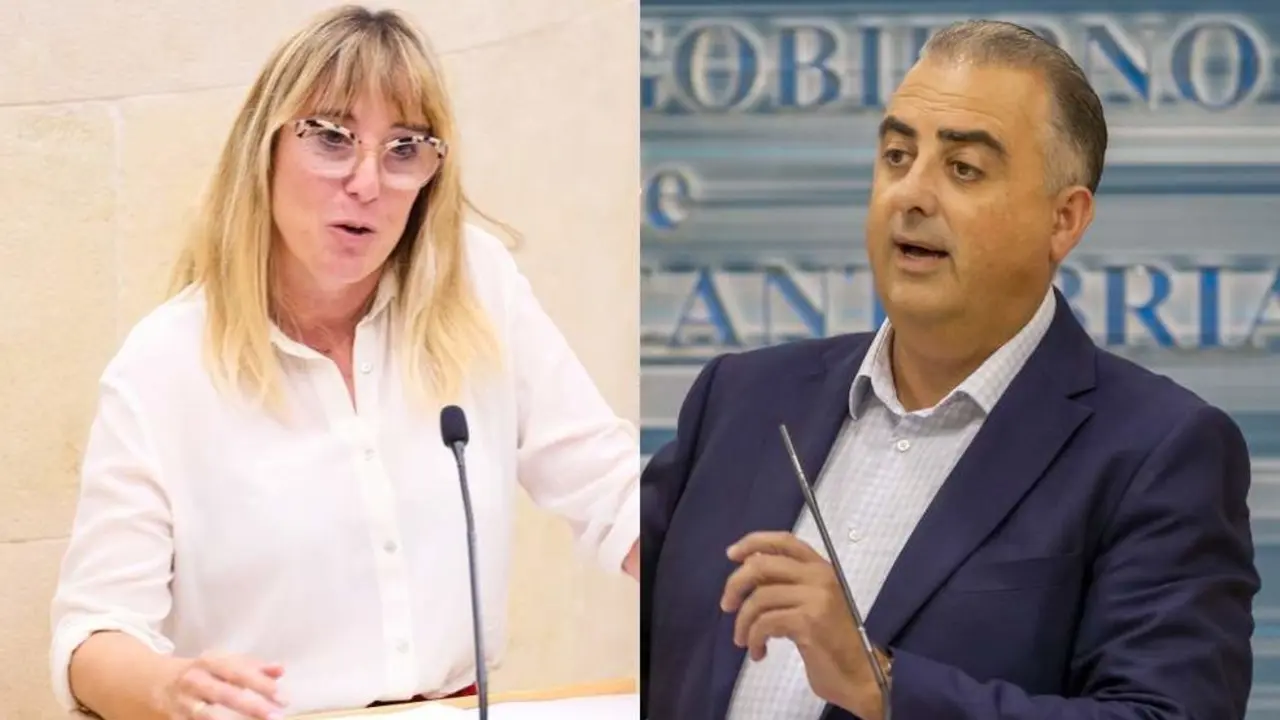 Eugenia G&oacute;mez de Diego y el actual consejero de Fomento Roberto Media