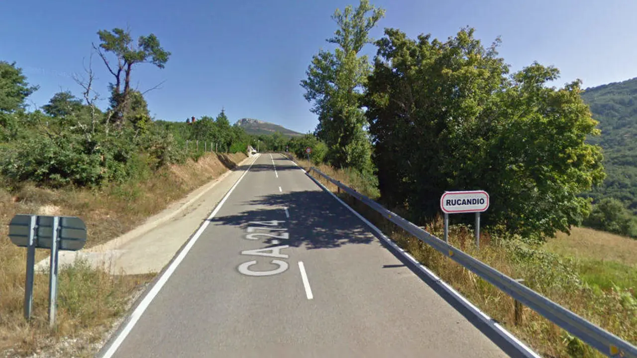Carretera CA-274 en la que ha fallecido el motorista de Li&eacute;rganes | Foto- Google Maps