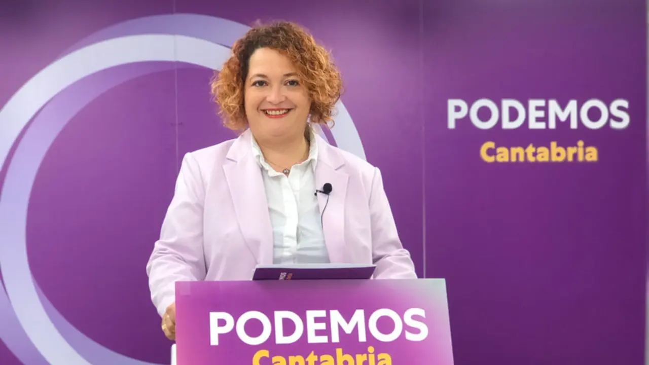 Mercedes Gonz&aacute;lez, coordinadora de Podemos Cantabria