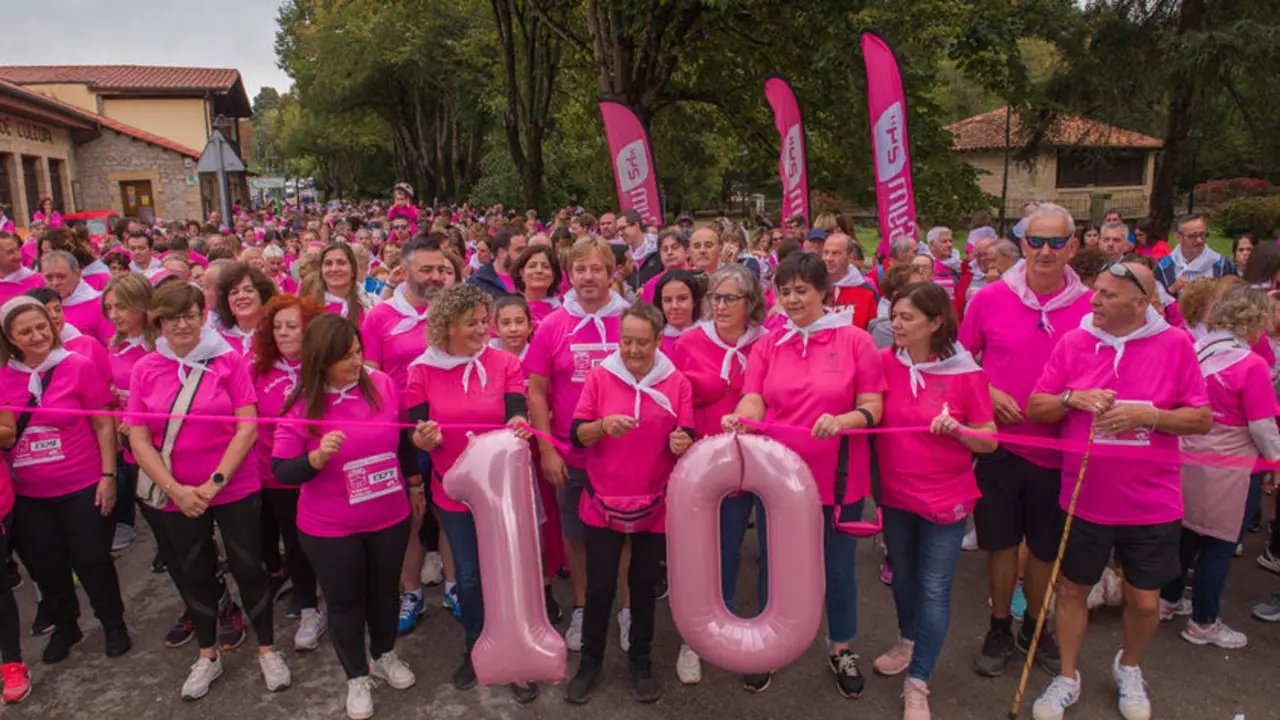  Imagen de la salida de la marcha