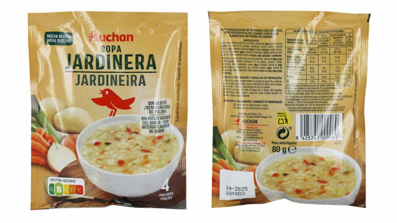 Lote de sopa retirada | Foto- Facua