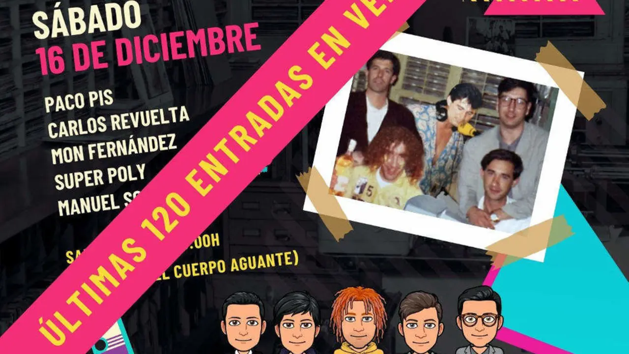 Detalle del cartel de 'Noche Ochentera'