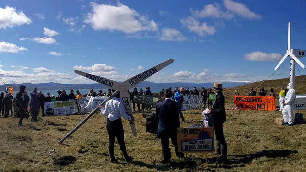 Imagen de protestas en El Escudo