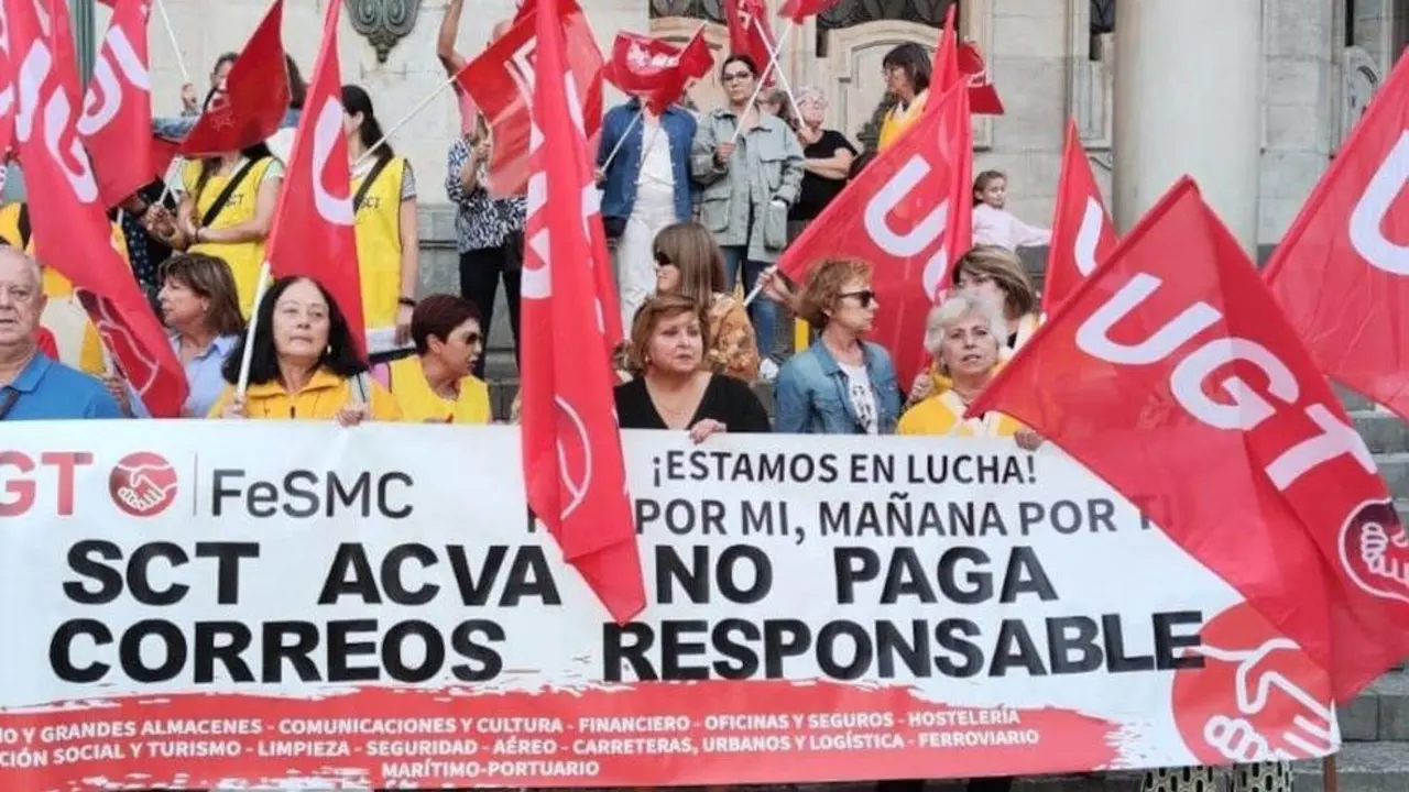 La huelga vuelve a paralizar el servicio de limpieza de Correos