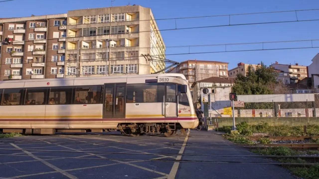 Zona soterramiento Torrelavega