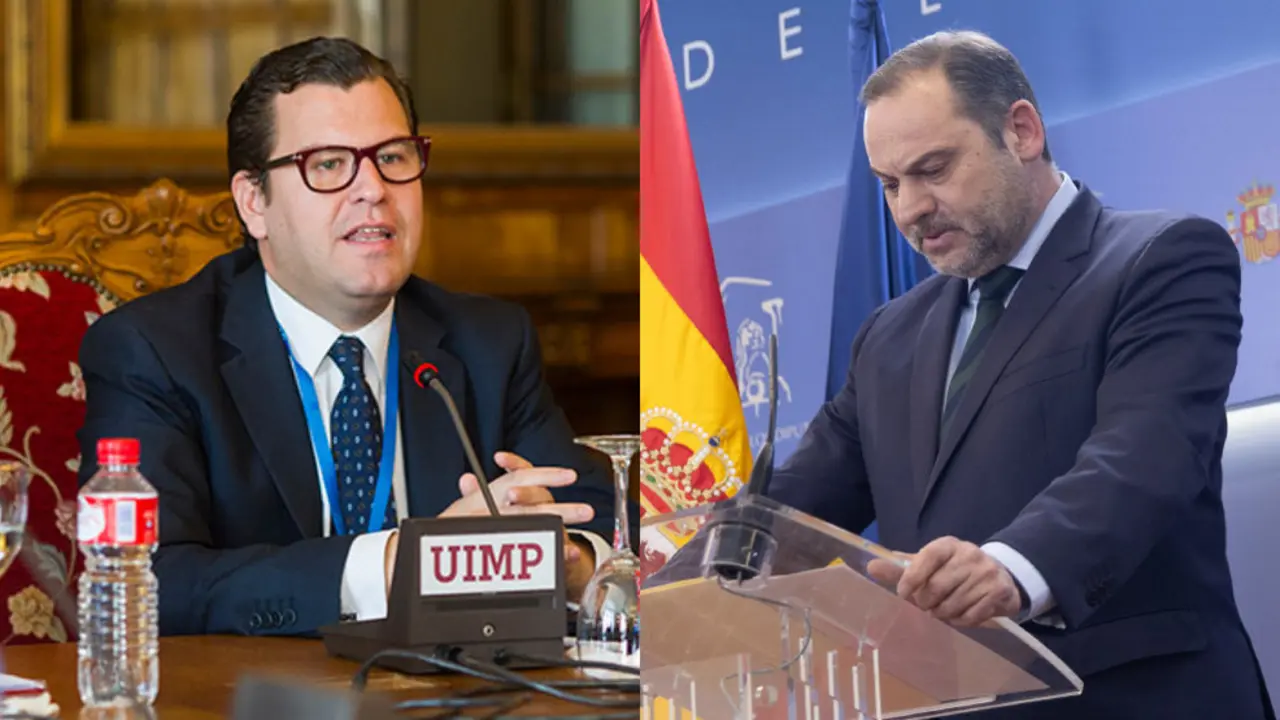 El c&aacute;ntabro Jacobo Pombo y el exministro de Fomento, Jos&eacute; Luis &Aacute;balos