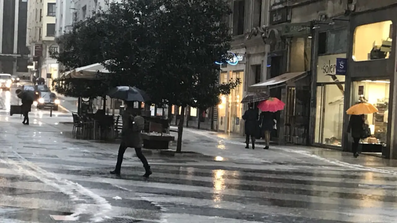 Jornada de lluvia en Cantabria