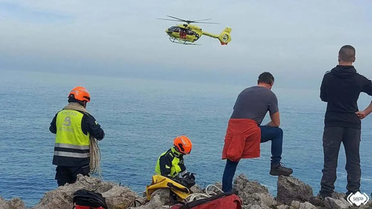 B&uacute;squeda del vecino de Unquera desaparecido en el mar de Llanes