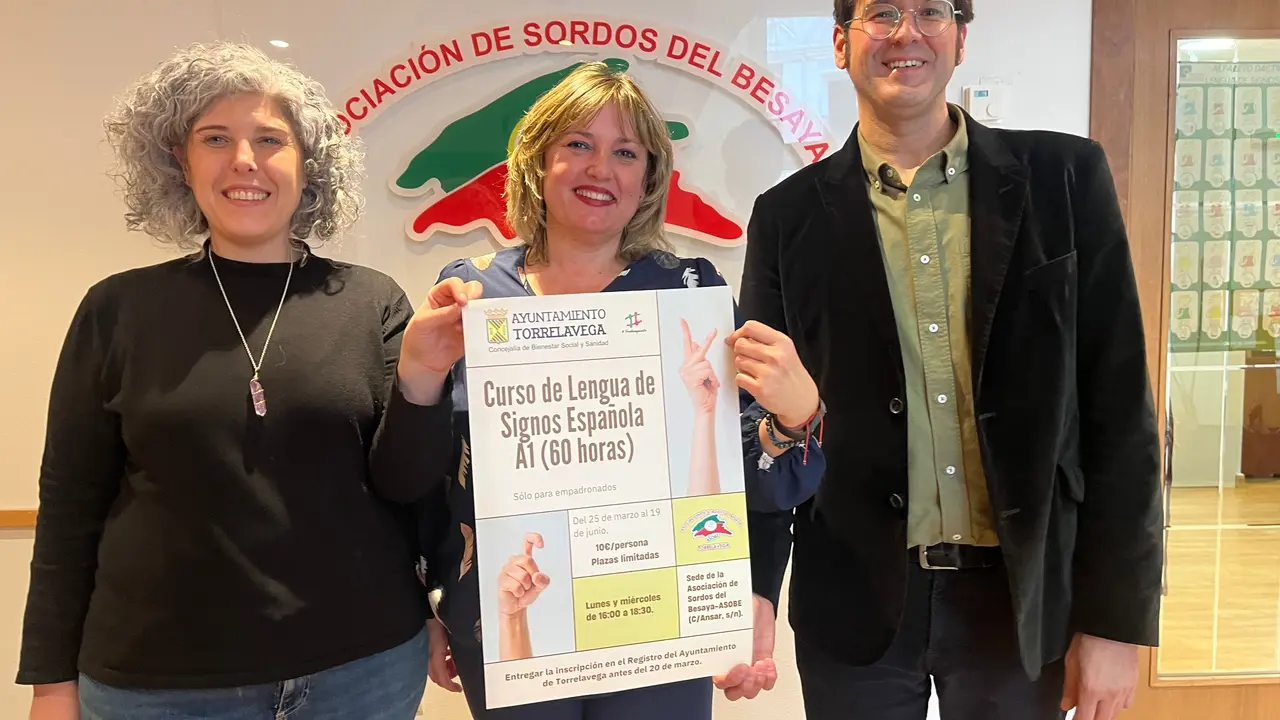 Torrelavega lanza un curso de lengua de signos para sus vecinos