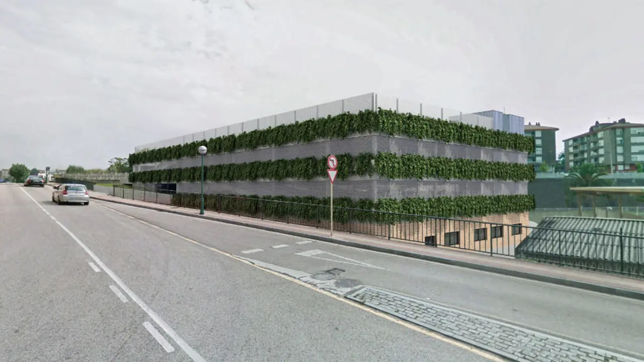 Infograf&iacute;a del aparcamiento disuasorio del Mercado de Ganados de Torrelavega