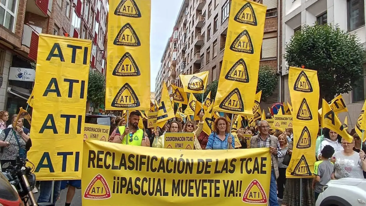 Concentraci&oacute;n de ATI frente a la Consejer&iacute;a de Sanidad