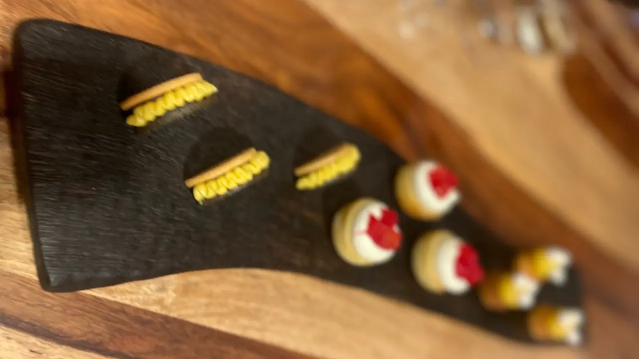 Plato del encuentro a cuatro manos protagonizado por Sergio Bastard y Chele Gonz&aacute;lez