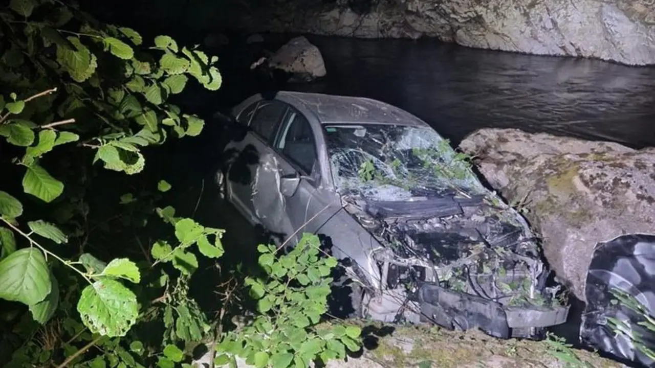 Estado del coche tras el suceso