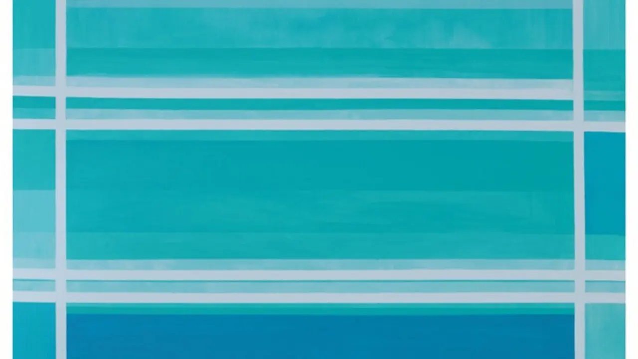 Imagen de una de las obras de la exposici&oacute;n 'Sutilezas del color' de D&eacute;bora Regalado-Blanco