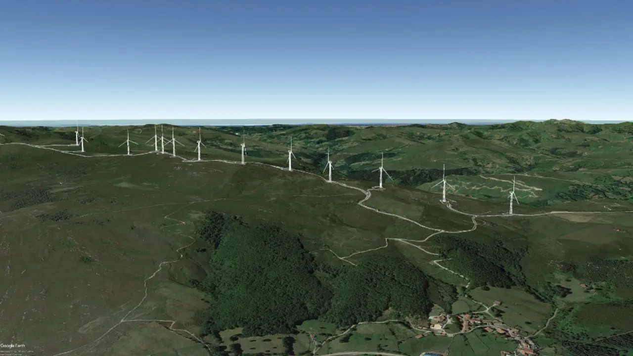 Imagen del proyecto e&oacute;lico de El Escudo