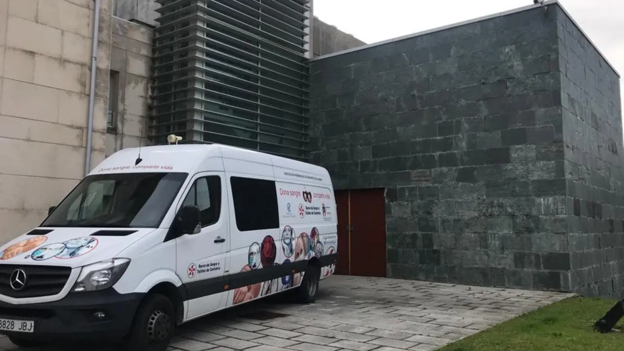 Unidad M&oacute;vil Donantes de Sangre