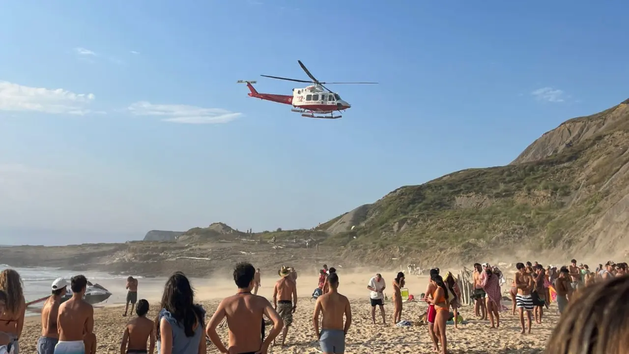 Fotograf&iacute;a de uno de los rescates en Miengo