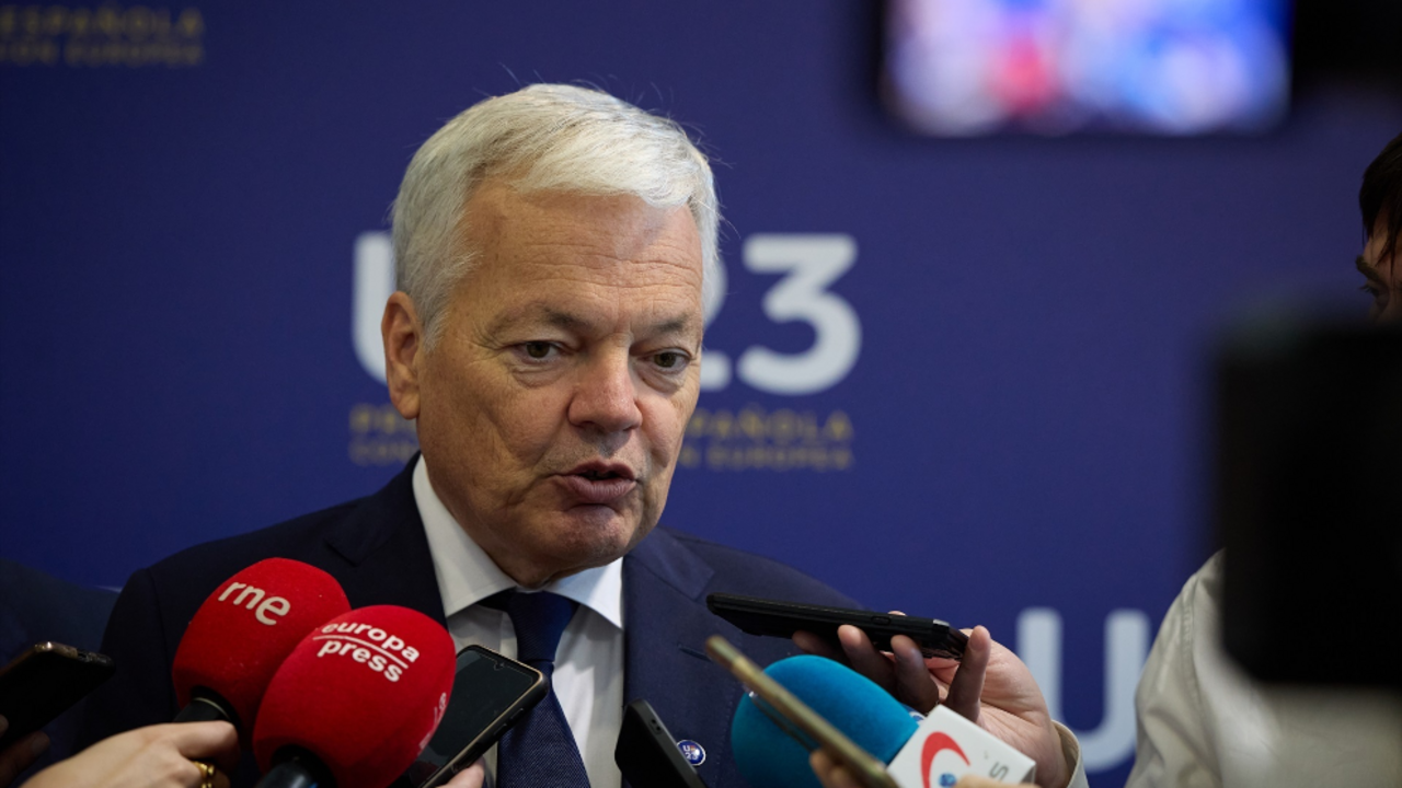 El comisario de Justicia de la Uni&oacute;n Europea, Didier Reynders. FOTO- Europa Press -