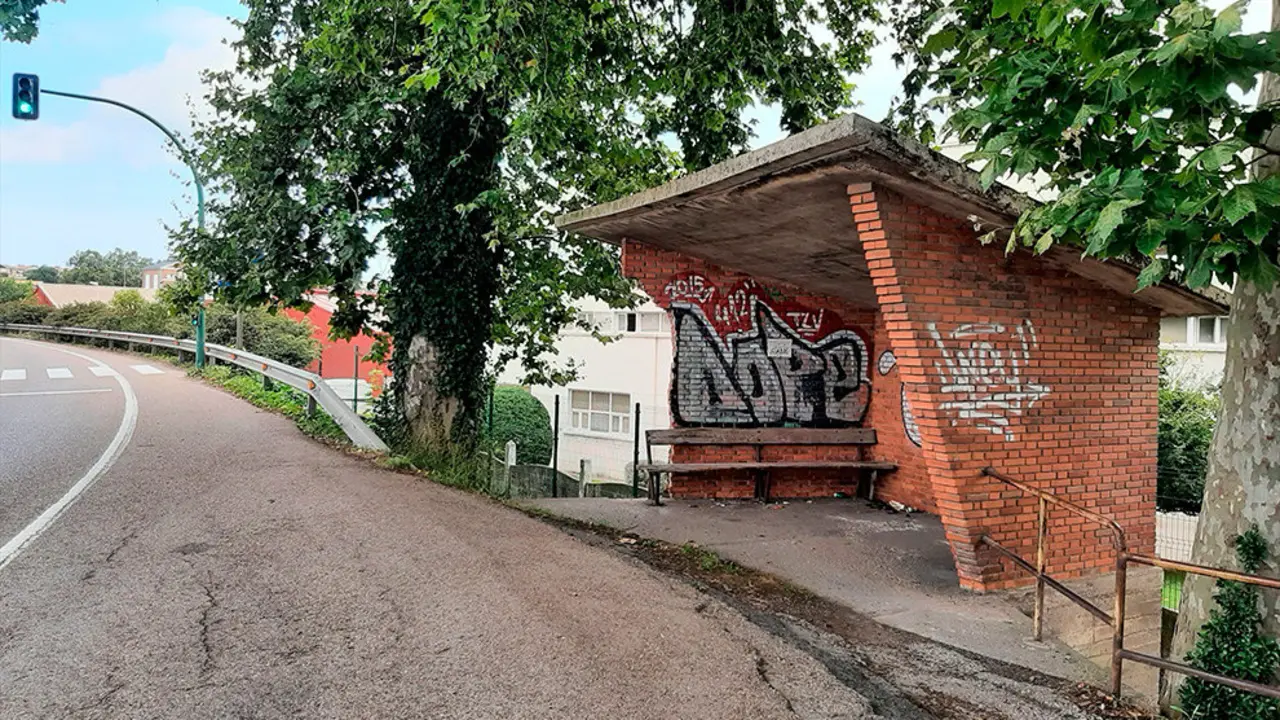 Parada de autob&uacute;s de Solvay