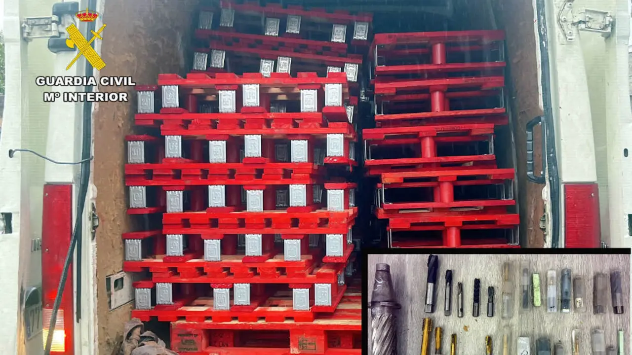 Detenidos tres vecinos de B&aacute;rcena de Ciero por robar m&aacute;s de 300 pal&eacute;s de una empresa